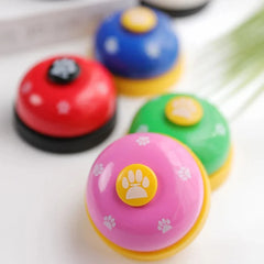 Interactive Dog Training Bells Puppy Feeding Call Bell Cat Meal Bell Child Hand Training Toy Pet Button for Dogs Cats And Kids