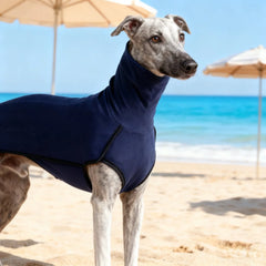 Dog Winter Coat Pajamas Onesies Turtleneck Stretch Greyhound Apparel Pet Clothes Coat Outfit for Medium, Large