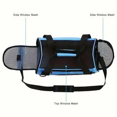 Cat Bags Portable Dog Carrier Bag Mesh Breathable Carrier Bags for Small Dogs Foldable Cats Handbag Travel Pet Bag Transport Bag