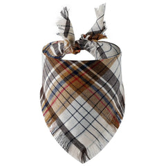 Plaid Tassel Dog Bandana Pet Triangular Scarf Pet Dog Cat Scarf Dog Supplies Photo Prop Stuff Bib Cat Puppy Accessories