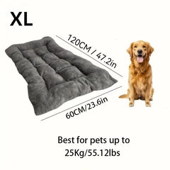 Winter Warm Thickened Multi-Size Pet Nest Pad Beds for Dogs Cats Cozy Cushion Cat Bed Mat Animals Sleeping Sofa All Seasons
