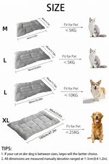 Winter Warm Thickened Multi-Size Pet Nest Pad Beds for Dogs Cats Cozy Cushion Cat Bed Mat Animals Sleeping Sofa All Seasons
