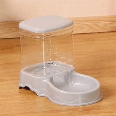 Pet automatic feeder cat drinking water bowl cat bowl dog bowl 3.8L large capacity combination grain storage barrel pet supplies