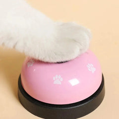 Interactive dog feeding training bell anti slip base easy to press hand training toys for dogs cats and children's pets button