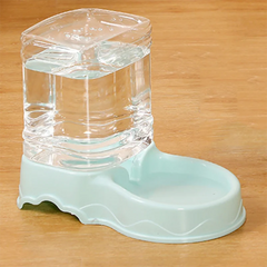 Pet automatic feeder cat drinking water bowl cat bowl dog bowl 3.8L large capacity combination grain storage barrel pet supplies