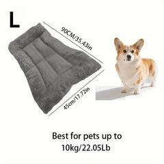 Winter Warm Thickened Multi-Size Pet Nest Pad Beds for Dogs Cats Cozy Cushion Cat Bed Mat Animals Sleeping Sofa All Seasons