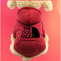Autumn and winter sweater cowboy pocket two-legged clothes sports wind pet clothes dog cat pet clothes supplies