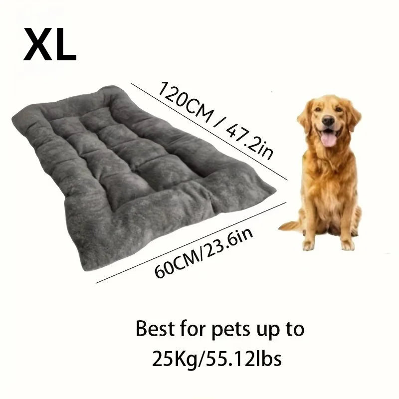 Winter Warm Thickened Multi-Size Pet Nest Pad Beds for Dogs Cats Cozy Cushion Cat Bed Mat Animals Sleeping Sofa All Seasons