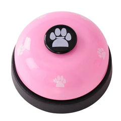 Interactive dog feeding training bell anti slip base easy to press hand training toys for dogs cats and children's pets button