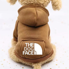 Winter Dog Hoodies Sweatshirt Jacket Warm Fashion Pet Coat Chihuahuas Bulldog Costume Puppy Pet Autumn